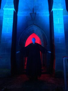 Costume Oatlands exterior church Miles Brown Theremin Thereminist Composer Dark Mofo