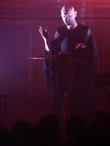 Live photo Miles Brown Theremin Thereminist Composer Dark Mofo